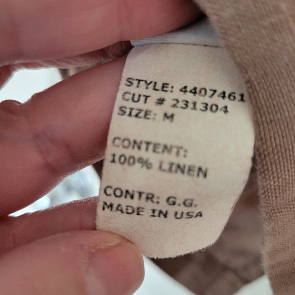 Cut Loose Tunic 100% linen size M‎ - Picture 4 of 7